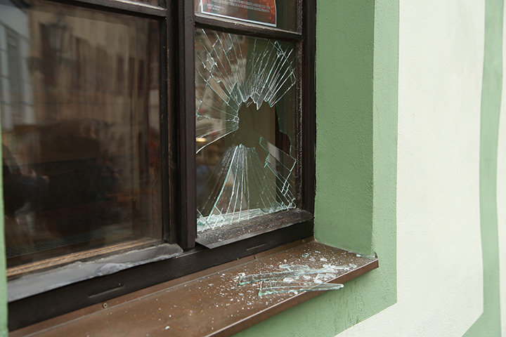 A2B Glass are able to board up broken windows while they are being repaired in Sevenoaks.